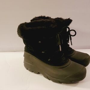 Sorel Suede Snow Angel Winter Boots Size 6